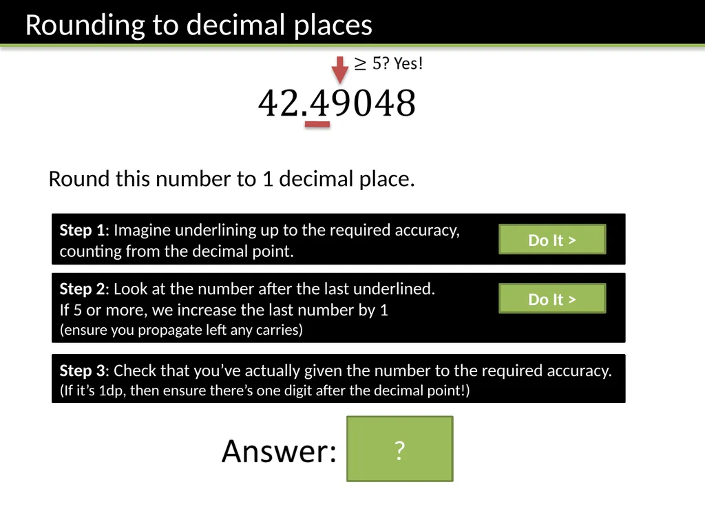 Year 7 Rounding & Approximation Dr J Frost - slide 2 of 24