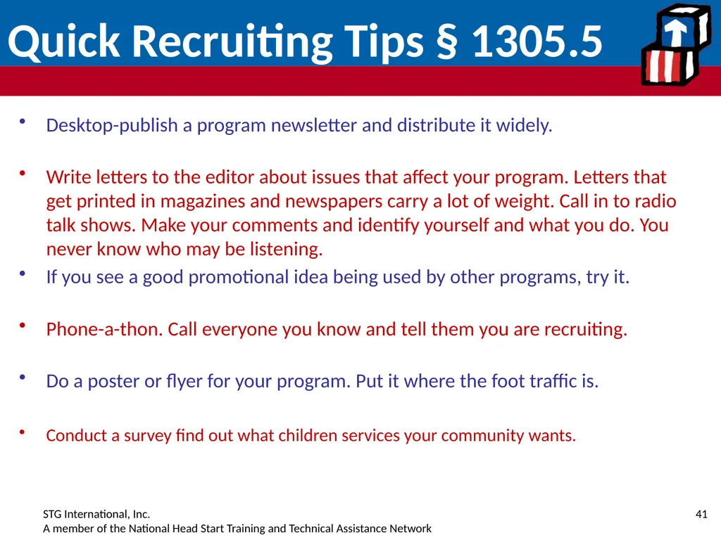 EE E-Eligibility R-Recruitment S-Selection - slide 41 of 59