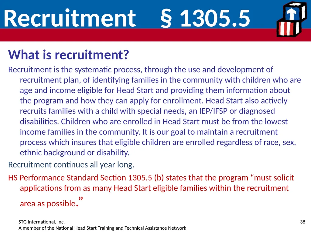 EE E-Eligibility R-Recruitment S-Selection - slide 38 of 59