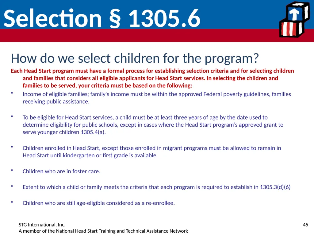 EE E-Eligibility R-Recruitment S-Selection - slide 45 of 59