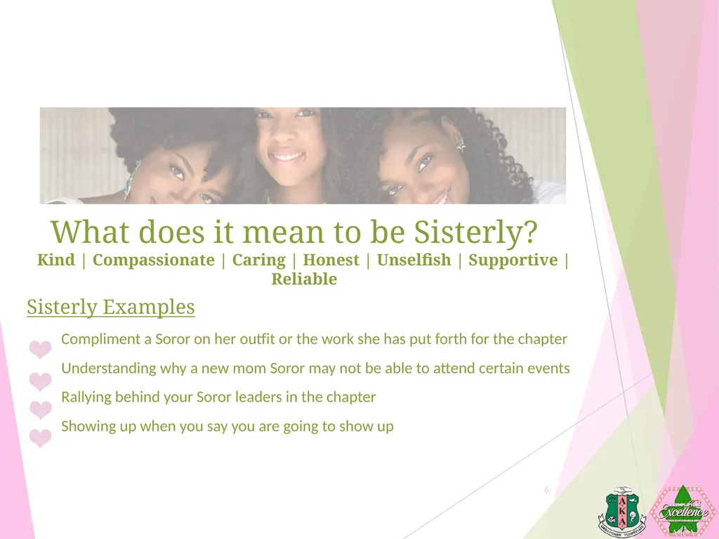 Sisterly Relations “The Pearls that Bind Us.” Your - slide 6 of 16