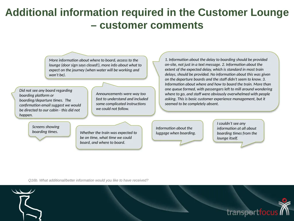 Caledonian Sleeper Quarterly Report Quarter 1, - slide 46 of 87