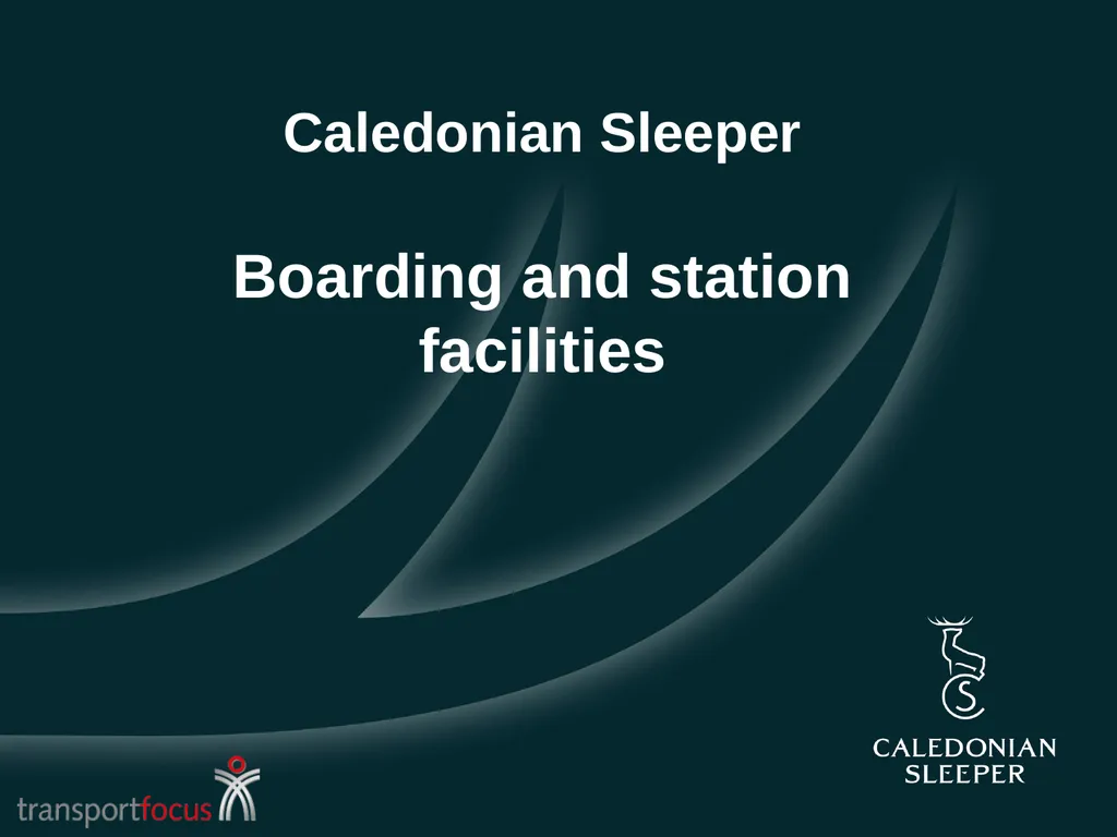 Caledonian Sleeper Quarterly Report Quarter 1, - slide 41 of 87