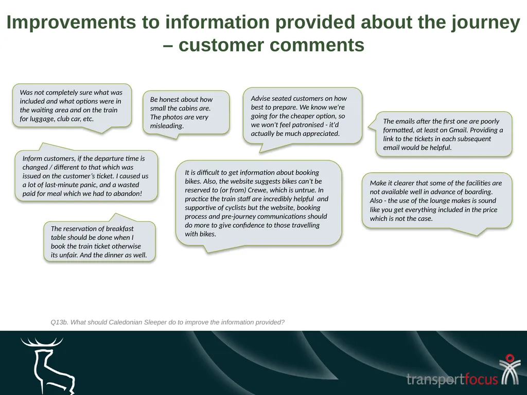 Caledonian Sleeper Quarterly Report Quarter 1, - slide 40 of 87