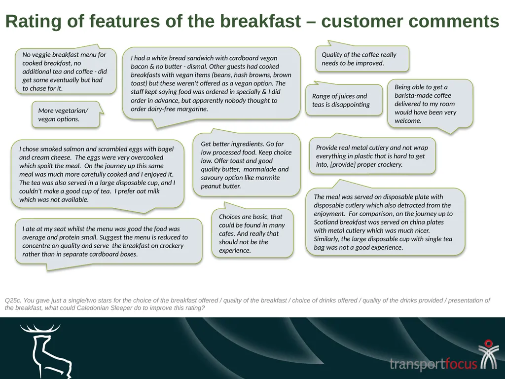 Caledonian Sleeper Quarterly Report Quarter 1, - slide 71 of 87