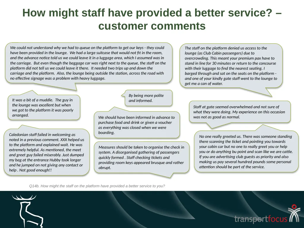 Caledonian Sleeper Quarterly Report Quarter 1, - slide 43 of 87