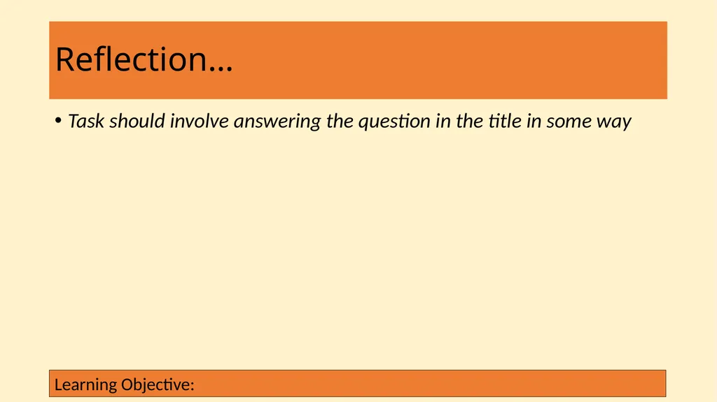 Title of lesson – question linked to LO Learning - slide 10 of 10