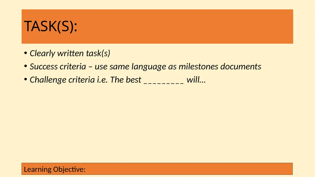 Title of lesson – question linked to LO Learning - slide 7 of 10