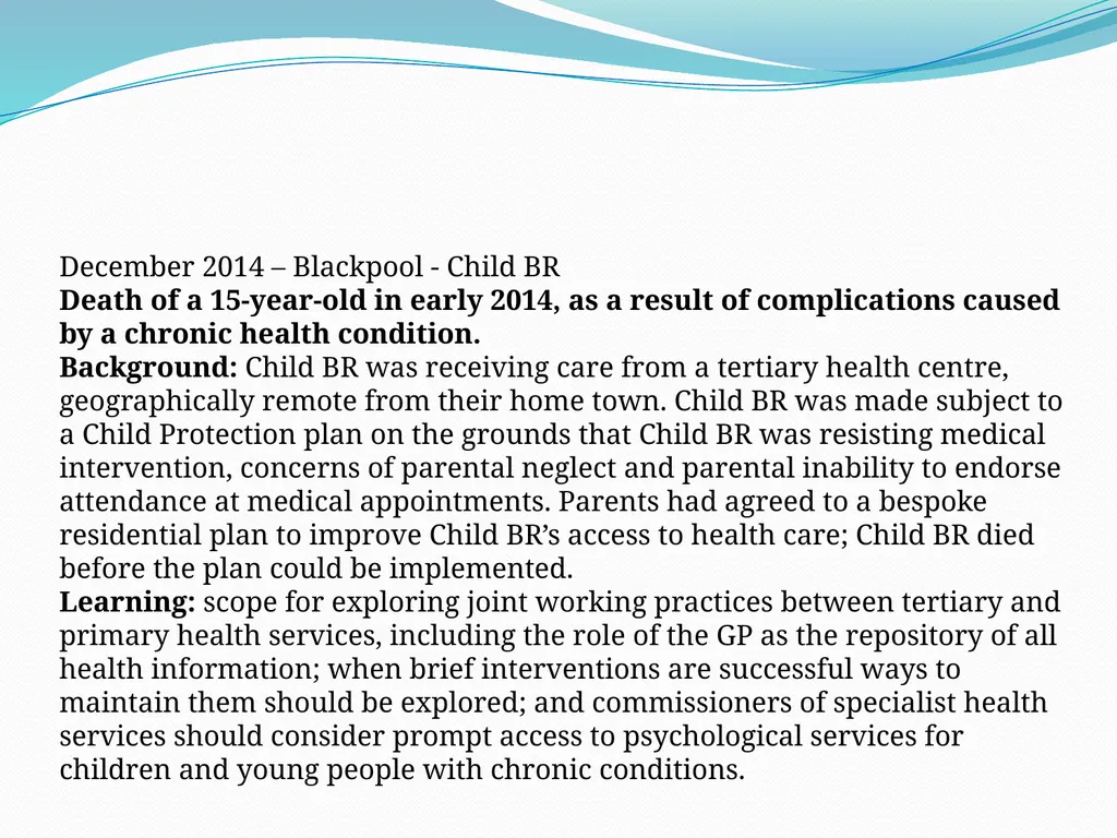 Case Reviews THE VICTORIA CLIMBIÉ CASE There were - slide 4 of 11