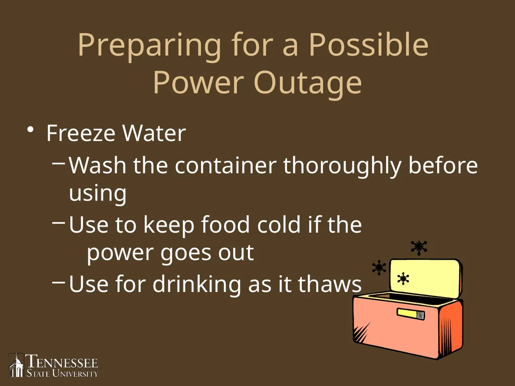 Preparing For And Keeping Food Safe During A Power - slide 3 of 12
