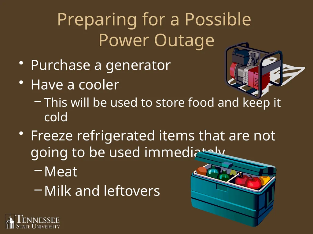 Preparing For And Keeping Food Safe During A Power - slide 4 of 12