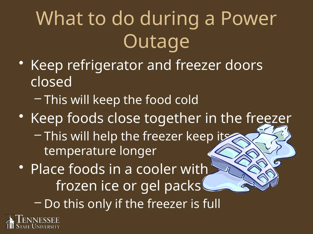 Preparing For And Keeping Food Safe During A Power - slide 5 of 12
