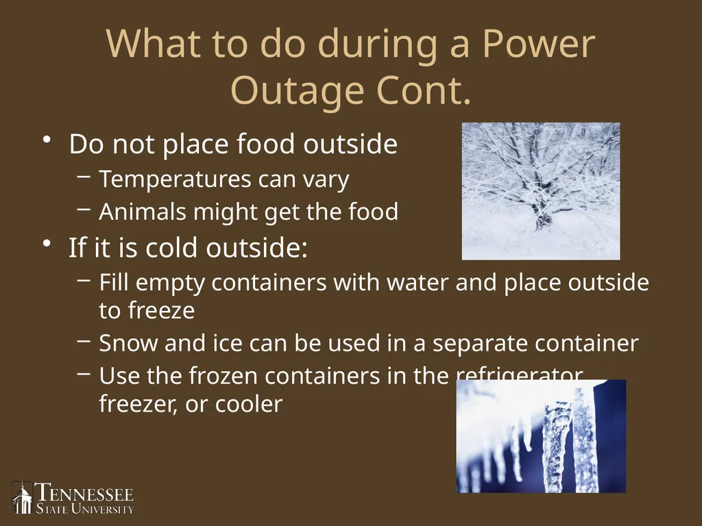 Preparing For And Keeping Food Safe During A Power - slide 6 of 12