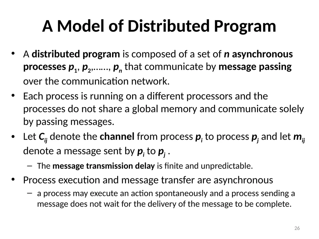 Distributed Computing Part 1 Resource: Distributed - slide 26 of 82