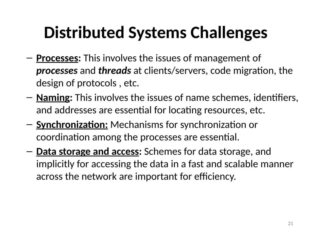 Distributed Computing Part 1 Resource: Distributed - slide 21 of 82