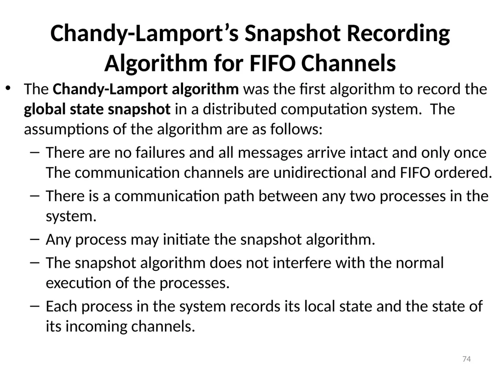 Distributed Computing Part 1 Resource: Distributed - slide 74 of 82