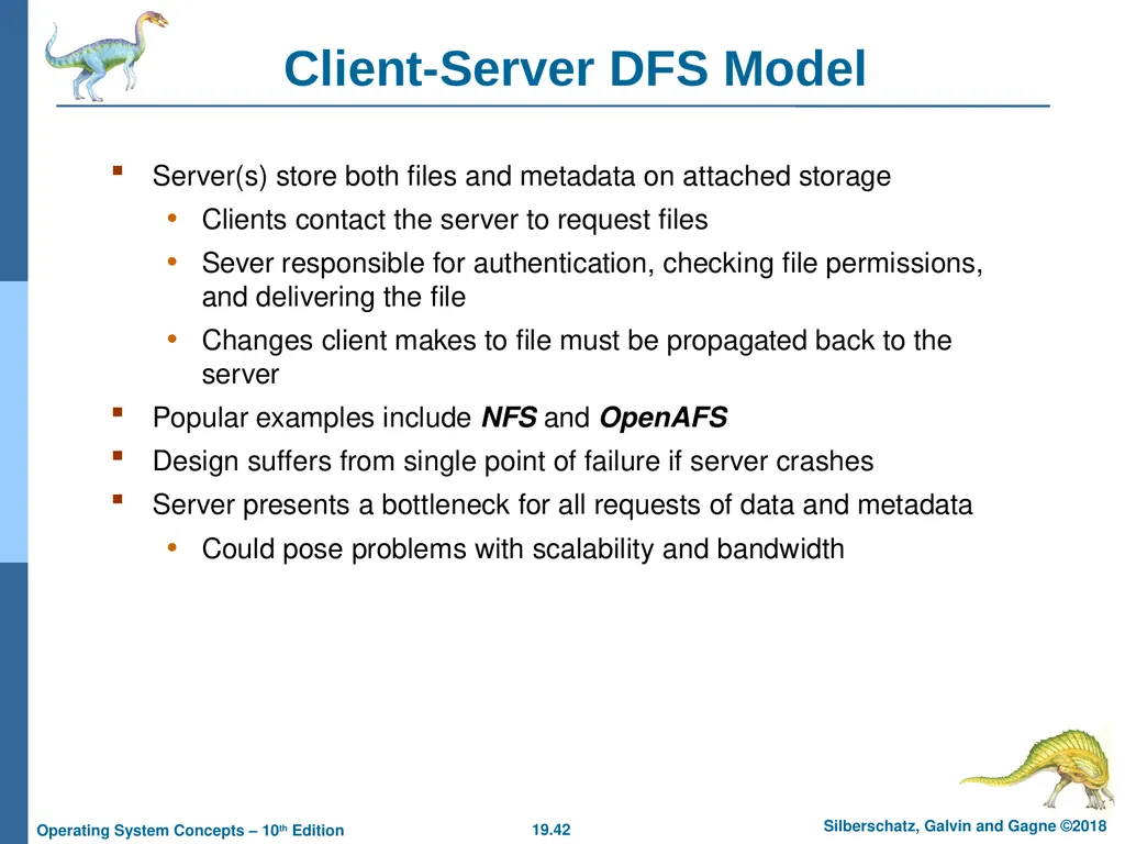 Chapter 19: Network and Distributed Systems - slide 42 of 56