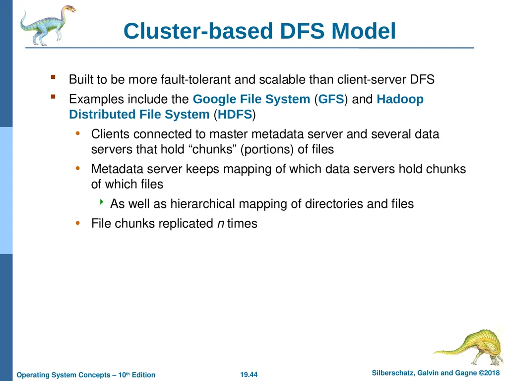 Chapter 19: Network and Distributed Systems - slide 44 of 56