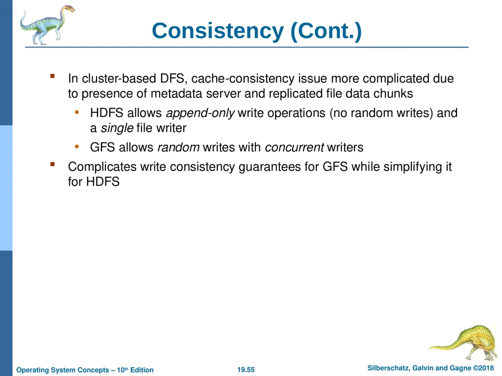 Chapter 19: Network and Distributed Systems - slide 55 of 56