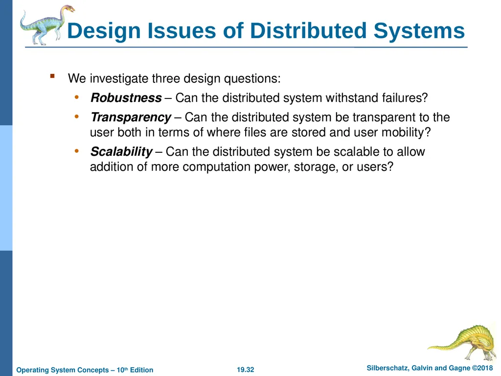 Chapter 19: Network and Distributed Systems - slide 32 of 56