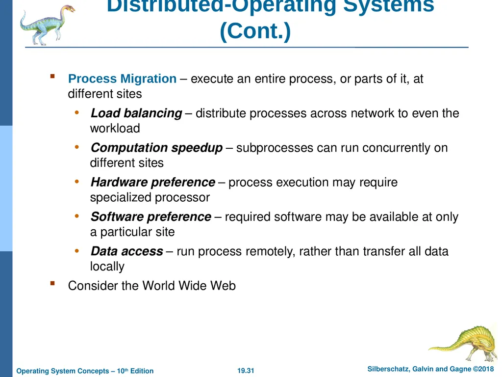 Chapter 19: Network and Distributed Systems - slide 31 of 56
