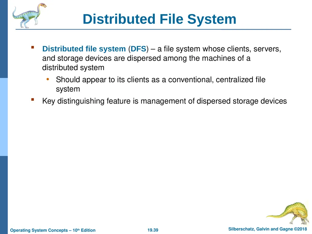 Chapter 19: Network and Distributed Systems - slide 39 of 56