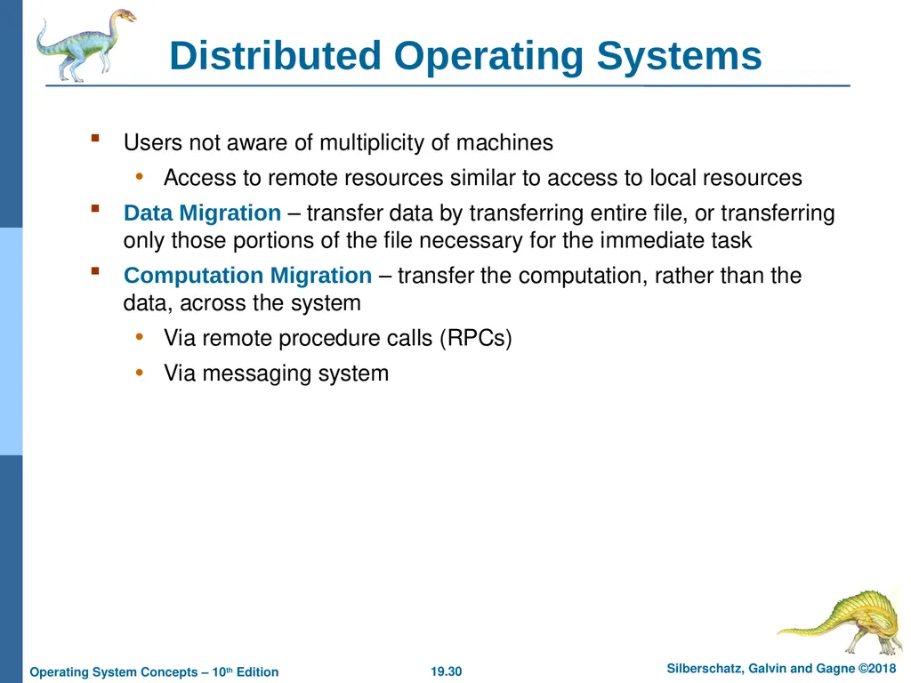 Chapter 19: Network and Distributed Systems - slide 30 of 56