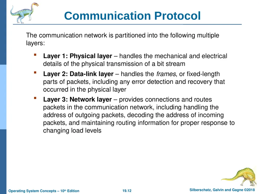 Chapter 19: Network and Distributed Systems - slide 12 of 56