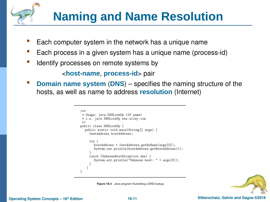 Chapter 19: Network and Distributed Systems - slide 11 of 56
