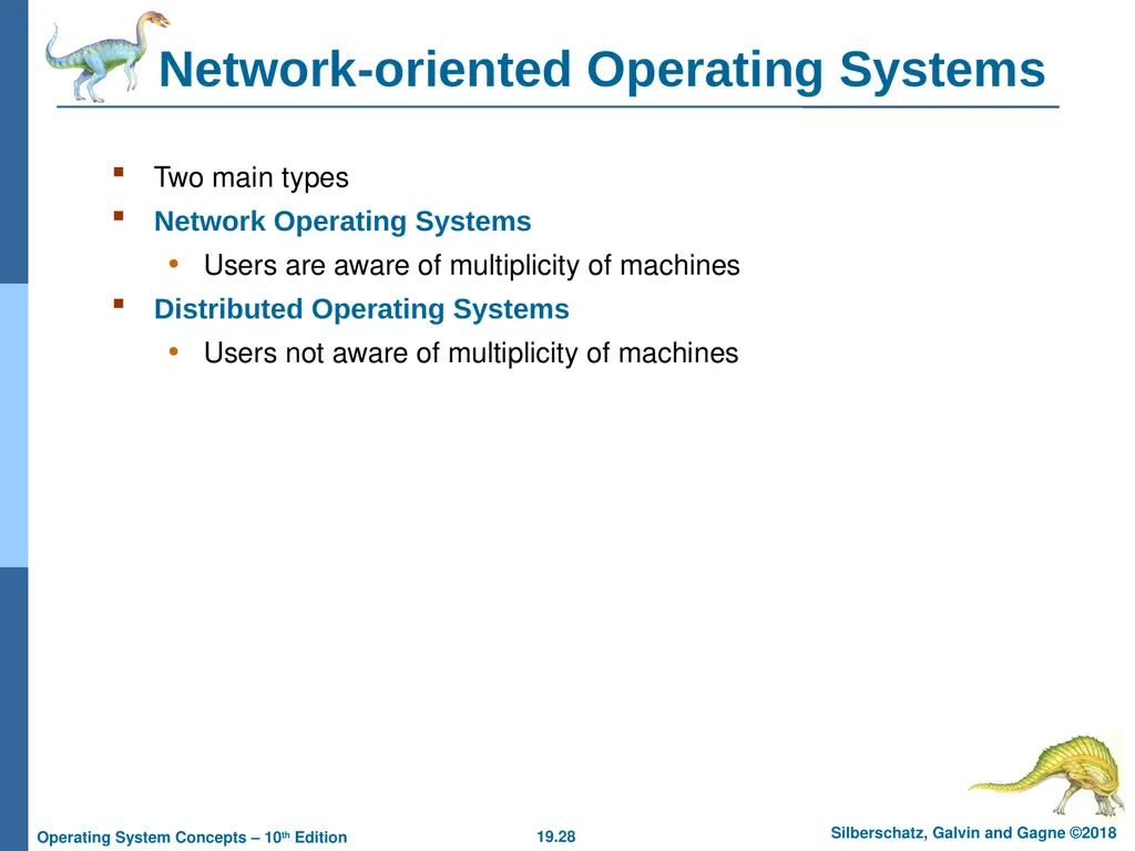 Chapter 19: Network and Distributed Systems - slide 28 of 56