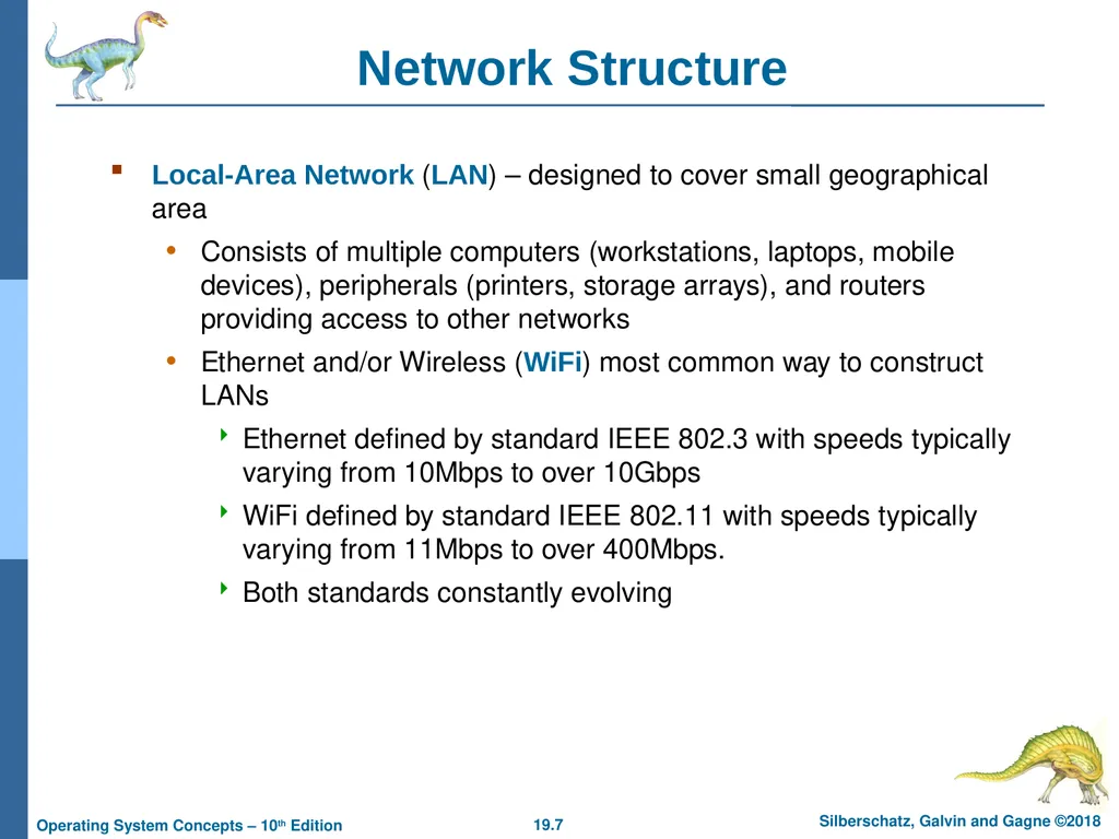Chapter 19: Network and Distributed Systems - slide 7 of 56