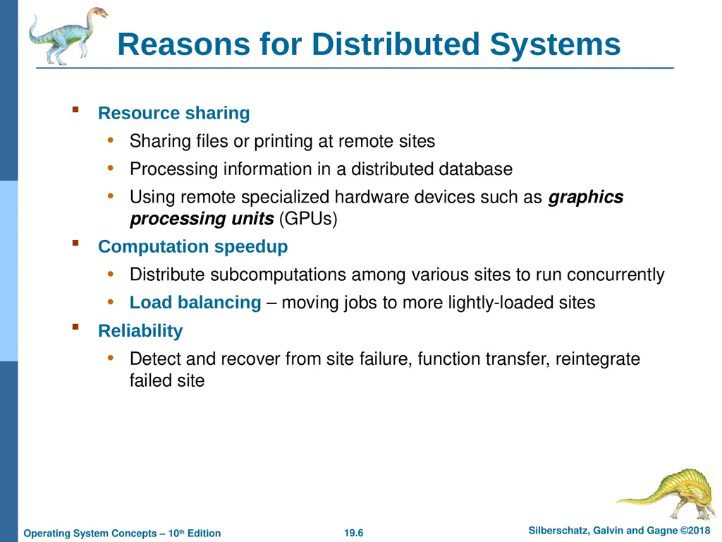 Chapter 19: Network and Distributed Systems - slide 6 of 56