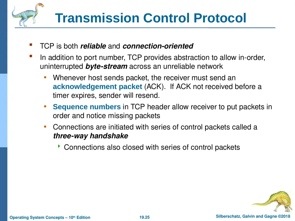 Chapter 19: Network and Distributed Systems - slide 25 of 56