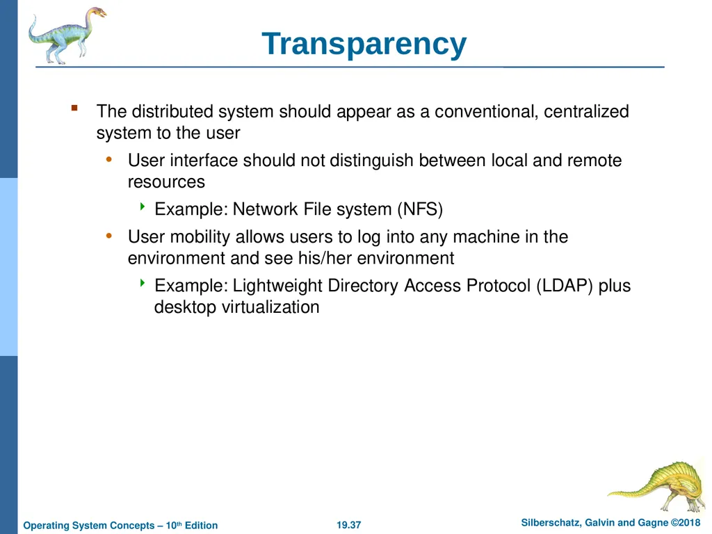 Chapter 19: Network and Distributed Systems - slide 37 of 56