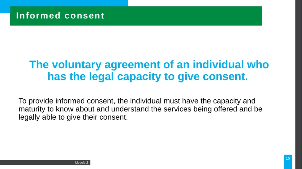 Caring for survivors: A principled approach 2 - slide 15 of 23