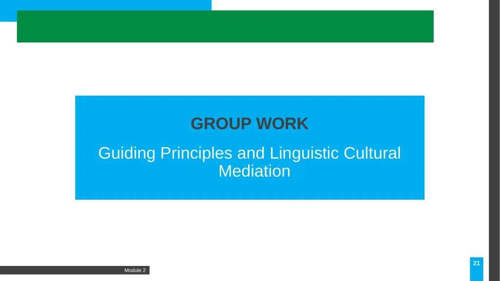 Caring for survivors: A principled approach 2 - slide 21 of 23
