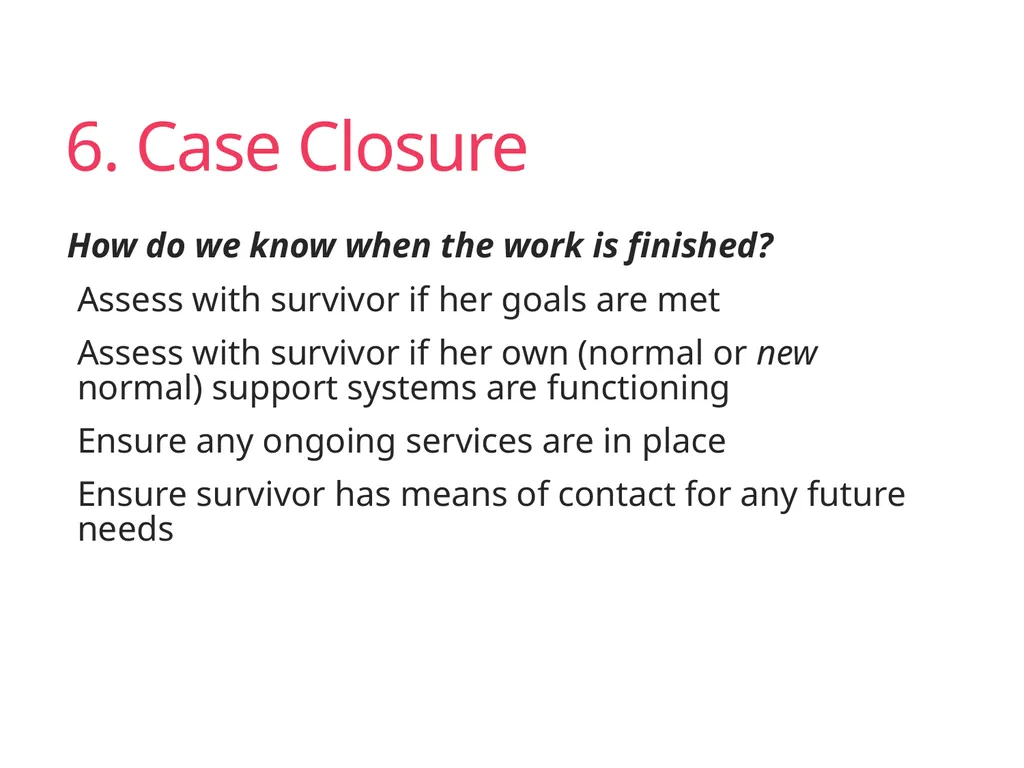 Case Management Managing Gender-Based Violence - slide 14 of 73