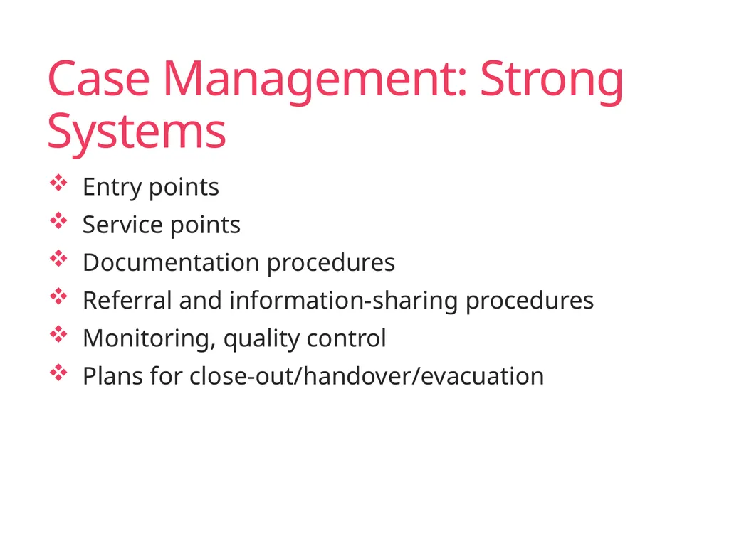 Case Management Managing Gender-Based Violence - slide 70 of 73