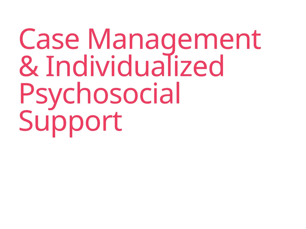 Case Management Managing Gender-Based Violence - slide 16 of 73