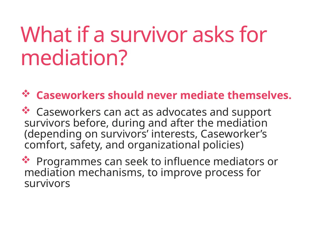 Case Management Managing Gender-Based Violence - slide 34 of 73