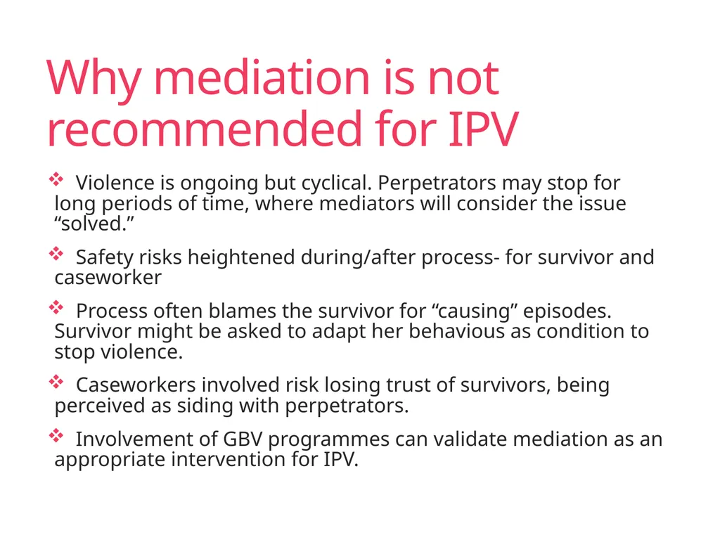 Case Management Managing Gender-Based Violence - slide 33 of 73