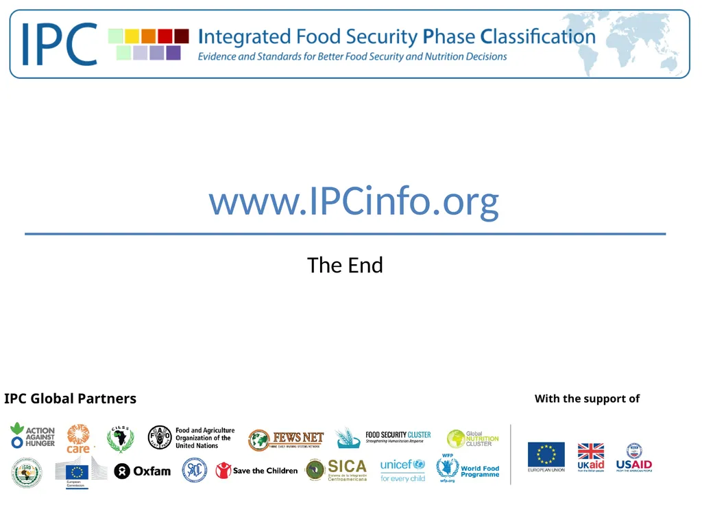 Reduced Coping Strategies Index IPC Global - slide 9 of 9