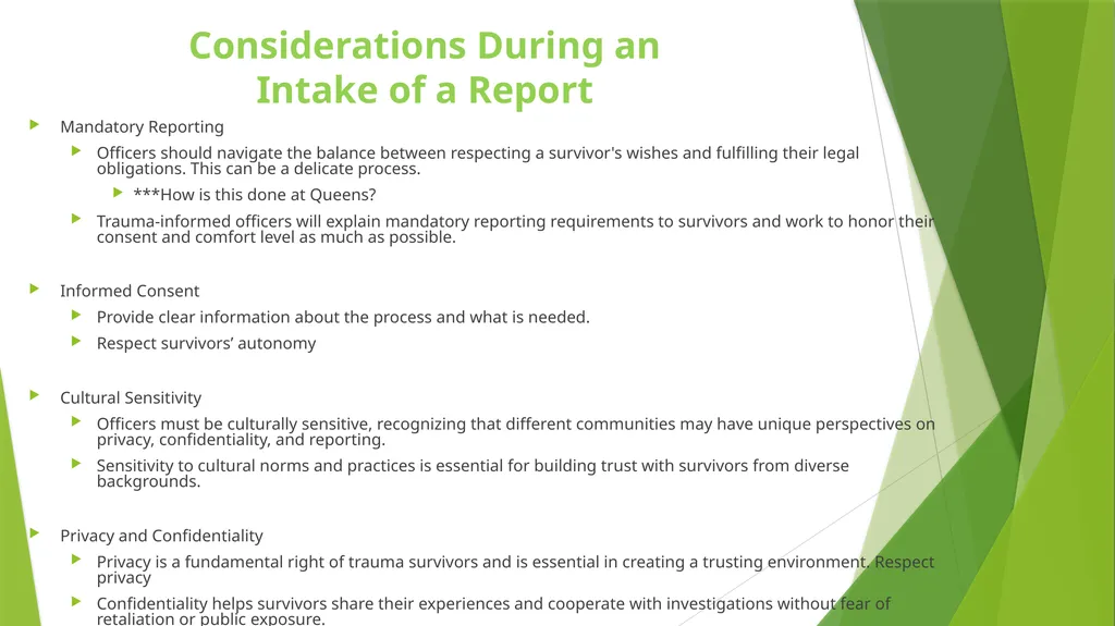 Trauma Informed Techniques Elizabeth Rogers, M.A., - slide 16 of 22