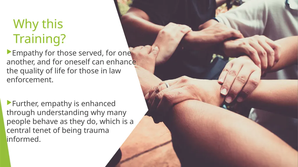 Trauma Informed Techniques Elizabeth Rogers, M.A., - slide 3 of 22