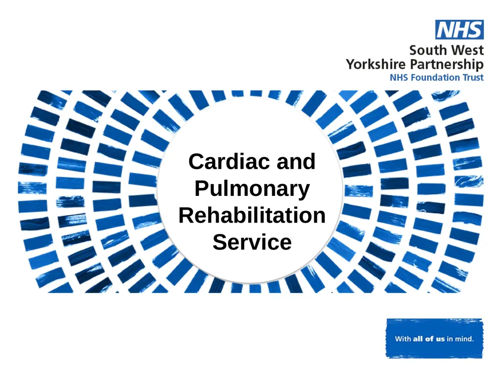 Cardiac and Pulmonary Rehabilitation Service - slide 1 of 12