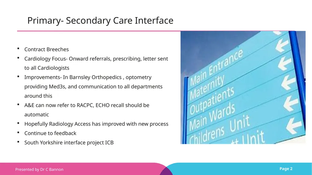 Barnsley LMC Update January 2024 Presented by Dr - slide 2 of 5