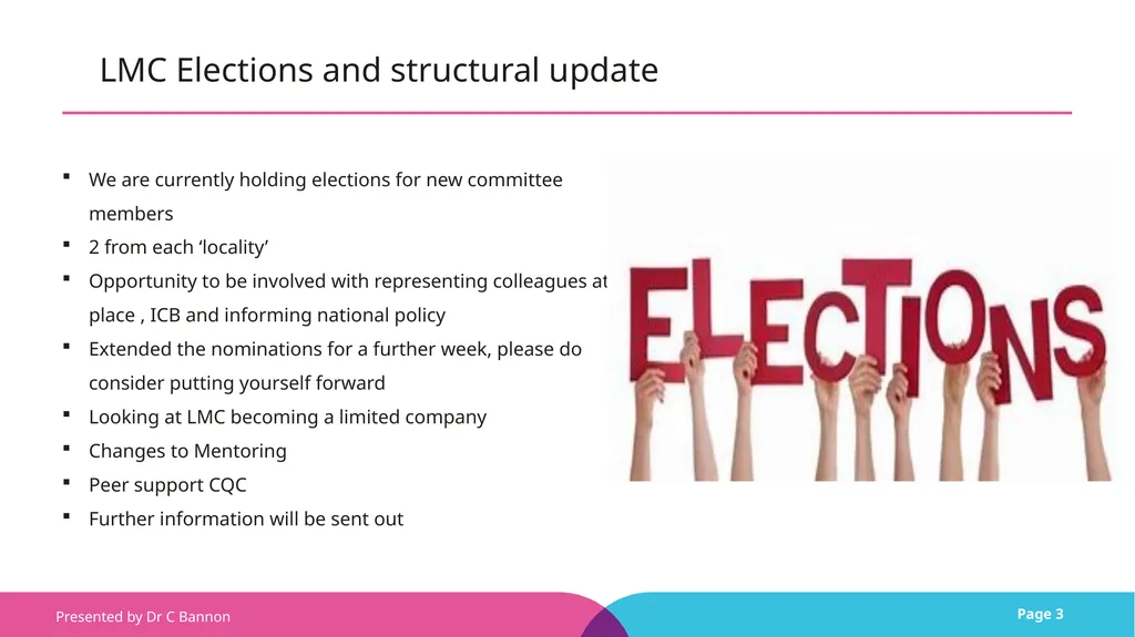 Barnsley LMC Update January 2024 Presented by Dr - slide 3 of 5