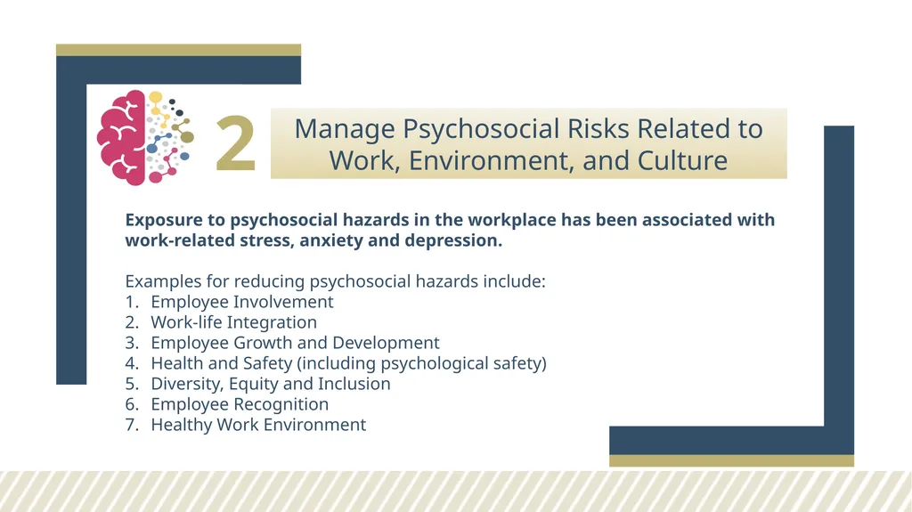 EMPLOYEE MENTAL HEALTH AND WELL-BEING: EMERGING - slide 3 of 9