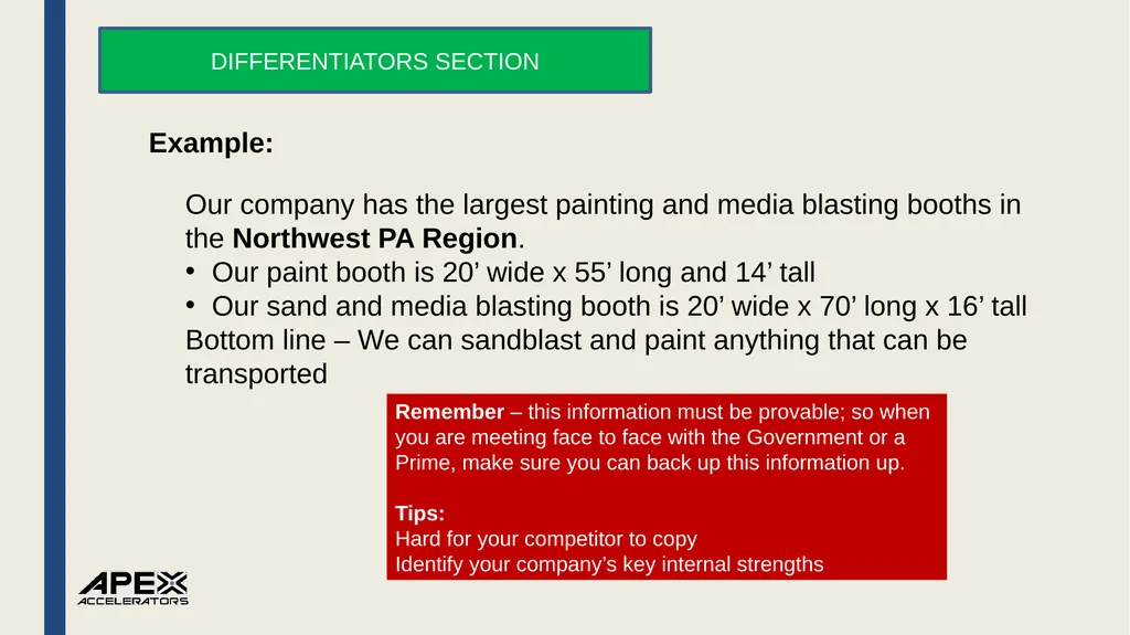 How to Develop an Effective Capabilities Statement - slide 25 of 38