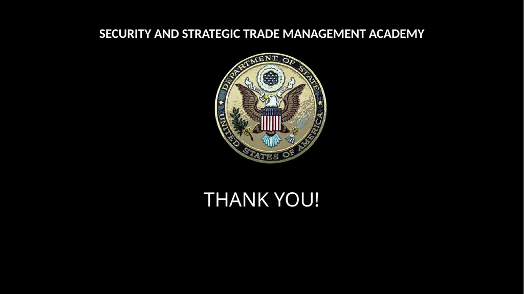 CASE STUDY: IRAN SANCTIONS (Islamic Republic of - slide 11 of 11